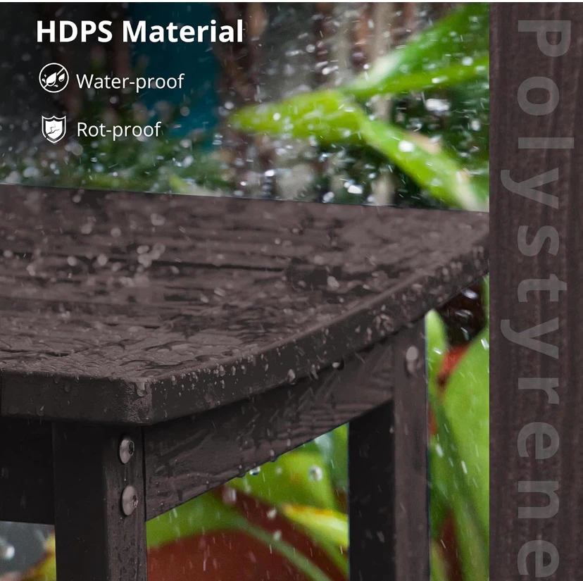 BNIB HDPS Shower Bench Seat, Black - photo 5