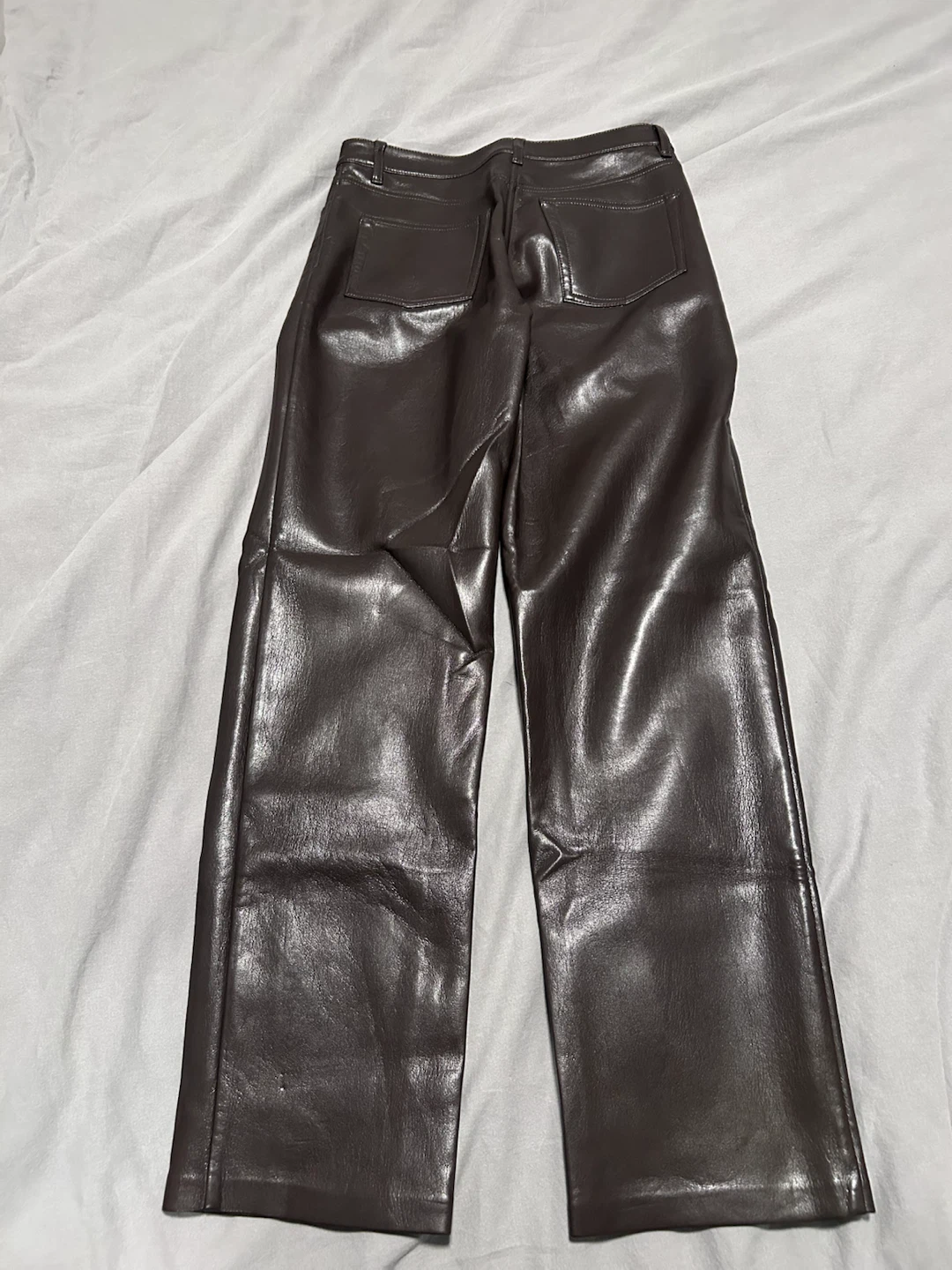 Wilfred The Melina Faux Leather Pants Brown Size 4 - photo 2