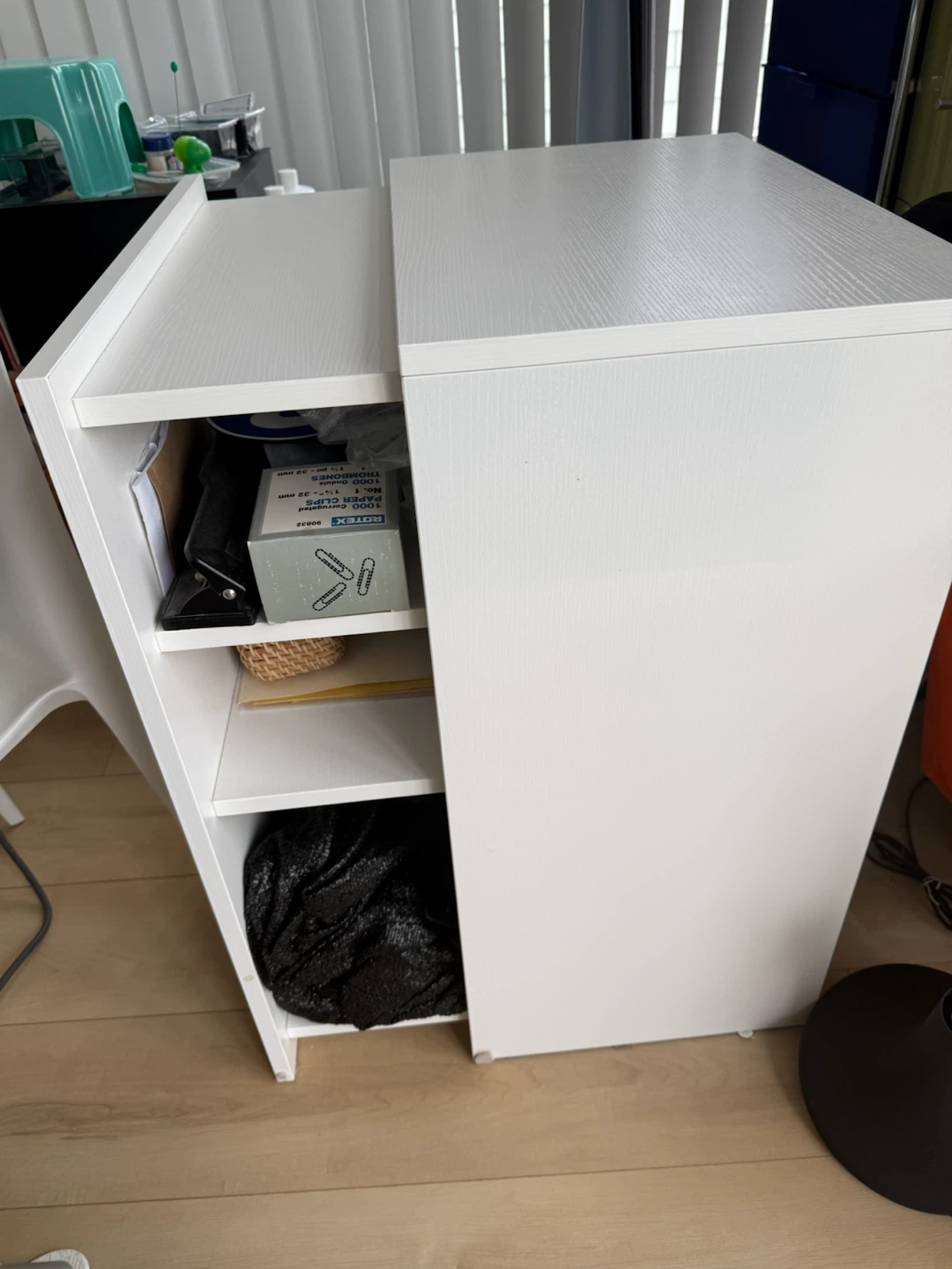 EXPAND furniture COVE expandable office desk - White  Cabinet - photo 2