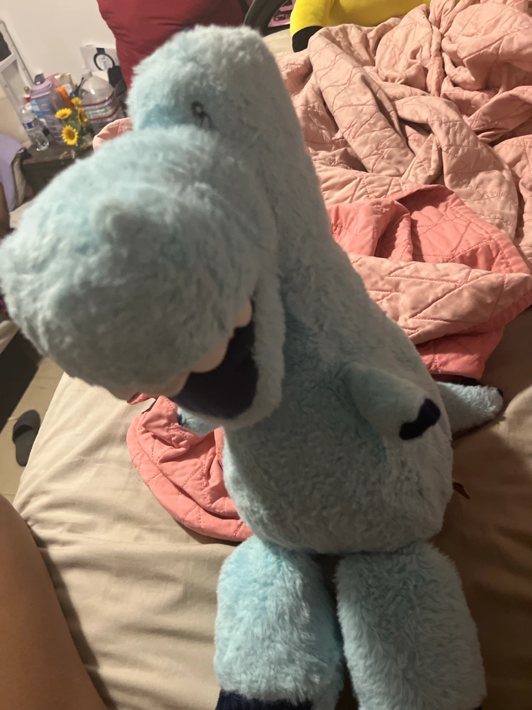 Light Blue Plush Dinosaur Toy