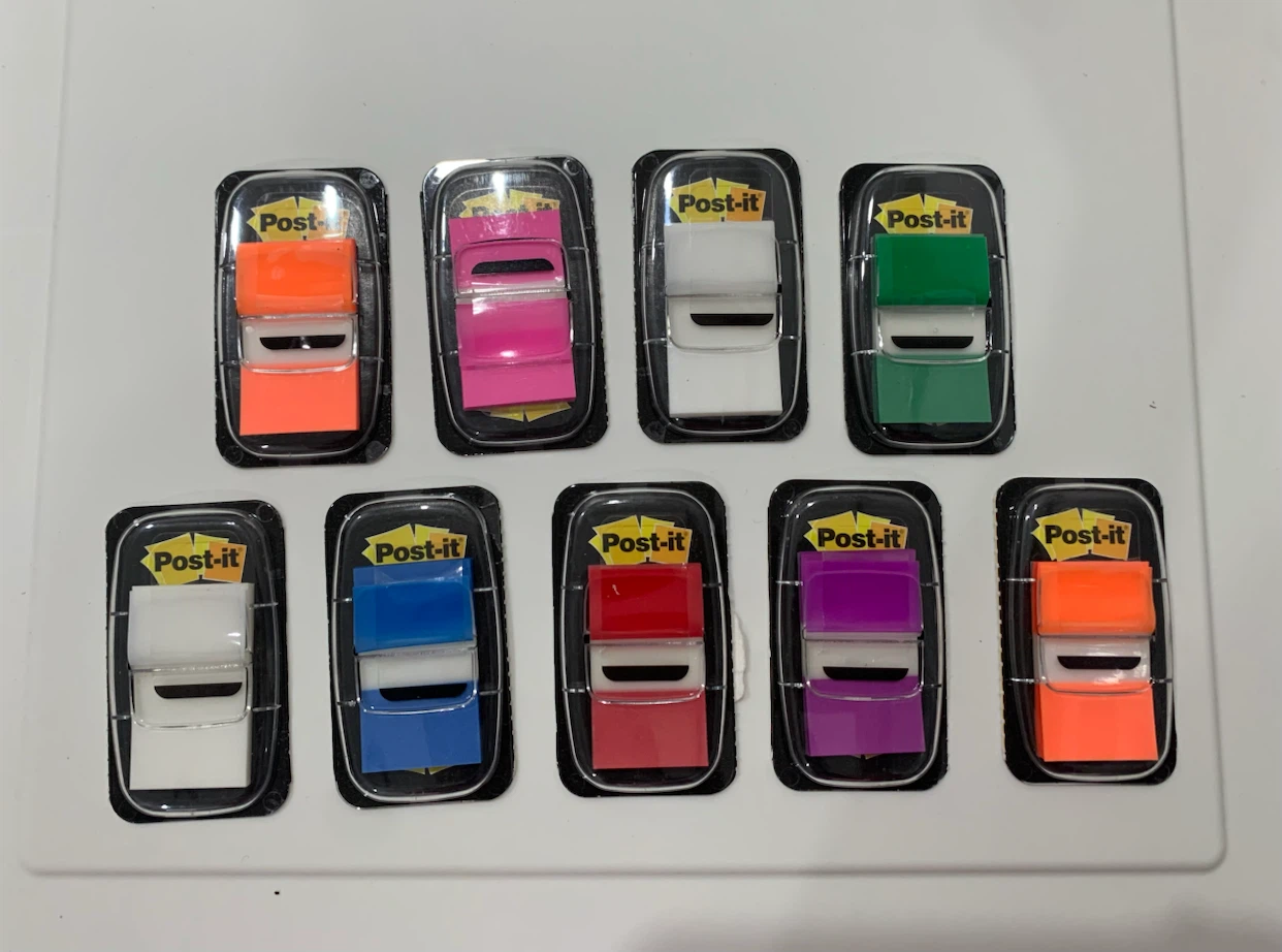 Post-it Tabs Multi-Colour Pack