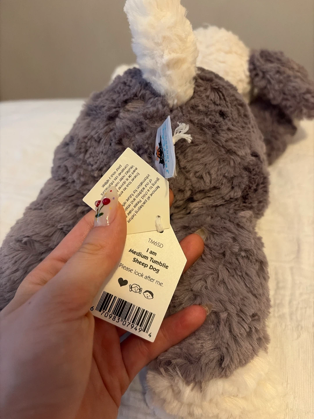 Jellycat  Medium Tumblie Sheep Dog - photo 3