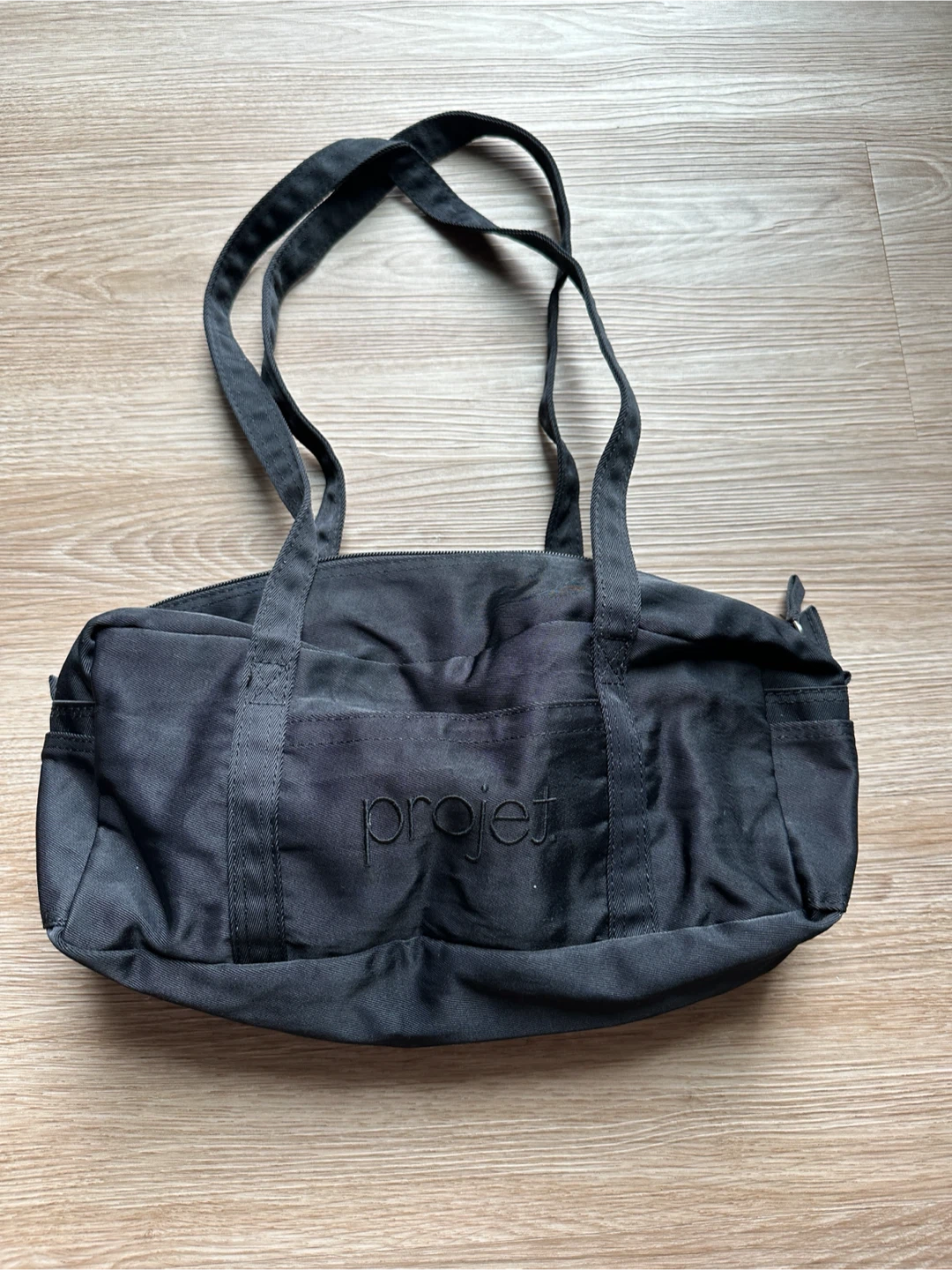Projet black duffel bag and canvas bag - photo 2