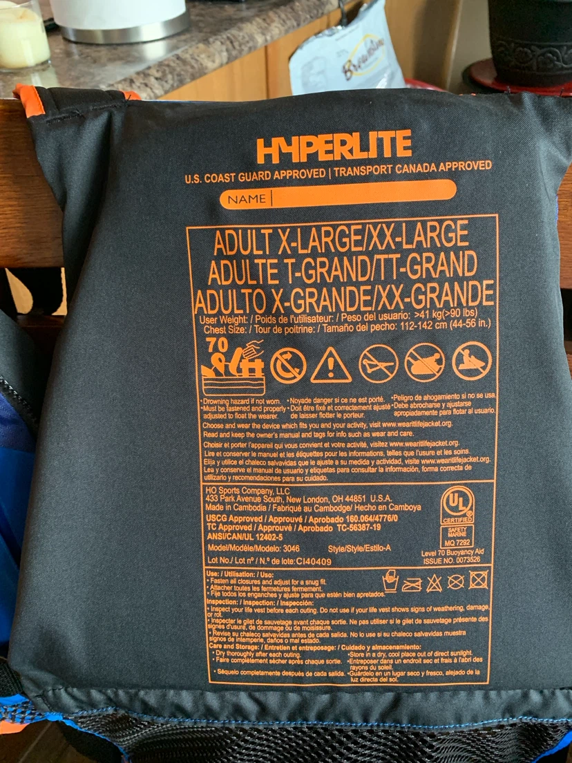 Hyperlite Adult X-Large/XX-Large Life Vest - photo 3