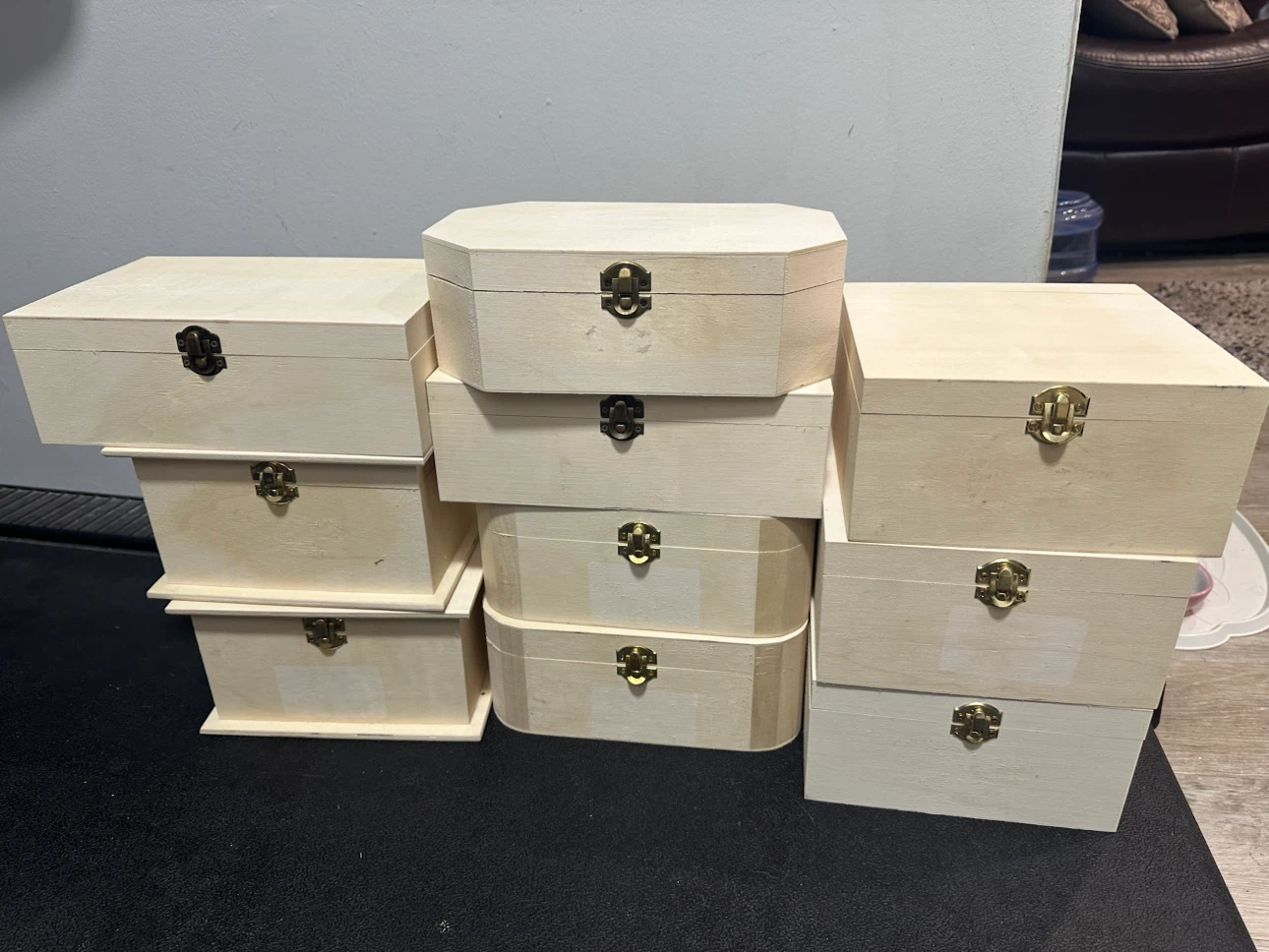 Set of Wooden Craft Boxes🥕