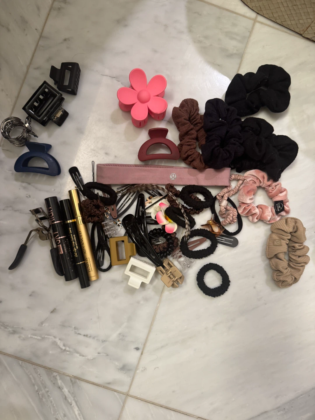 Assorted Hair Accessories & Makeup