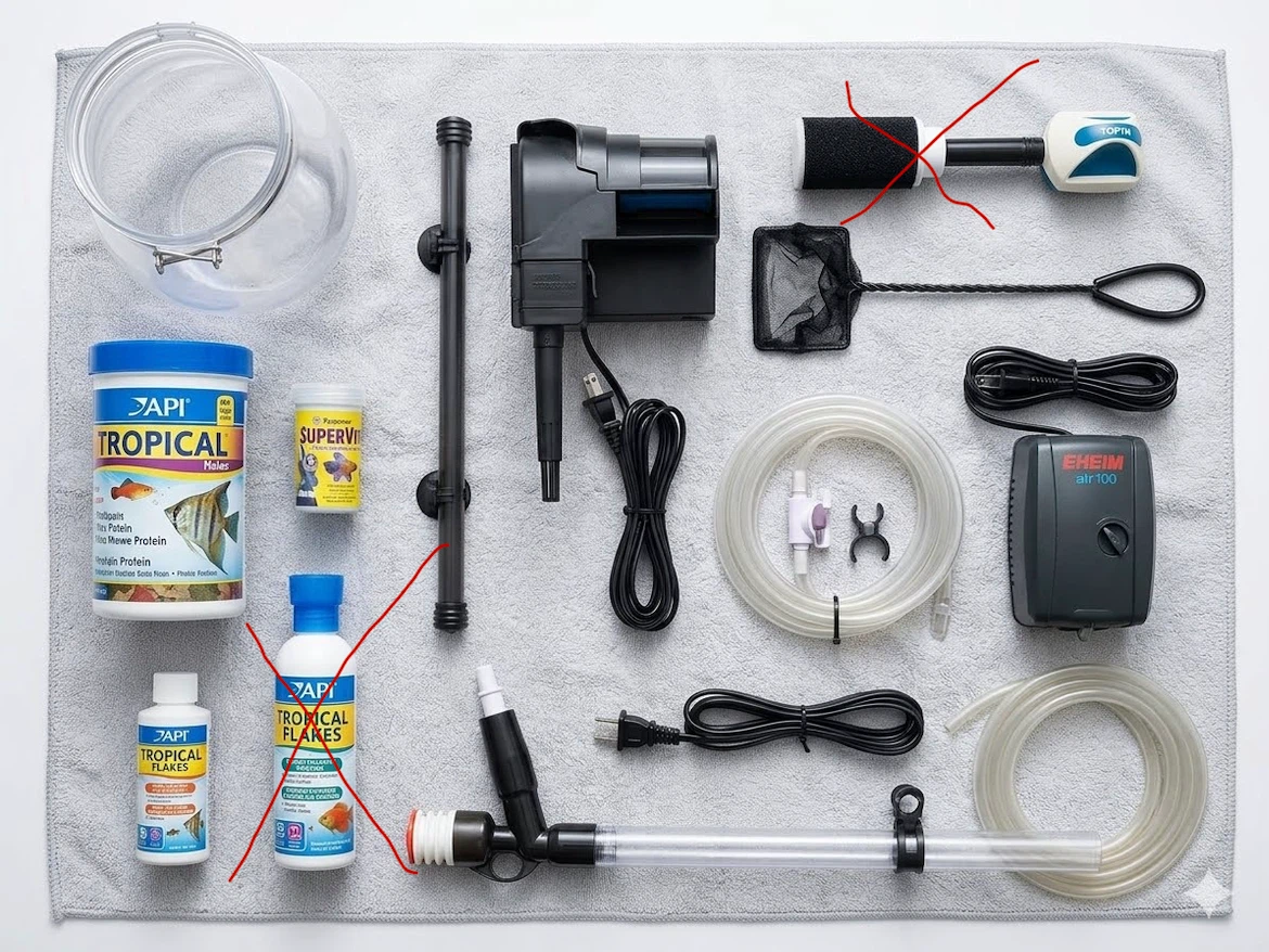 Complete Aquarium Setup – ONLY $35 (Everything Included!) - photo 2