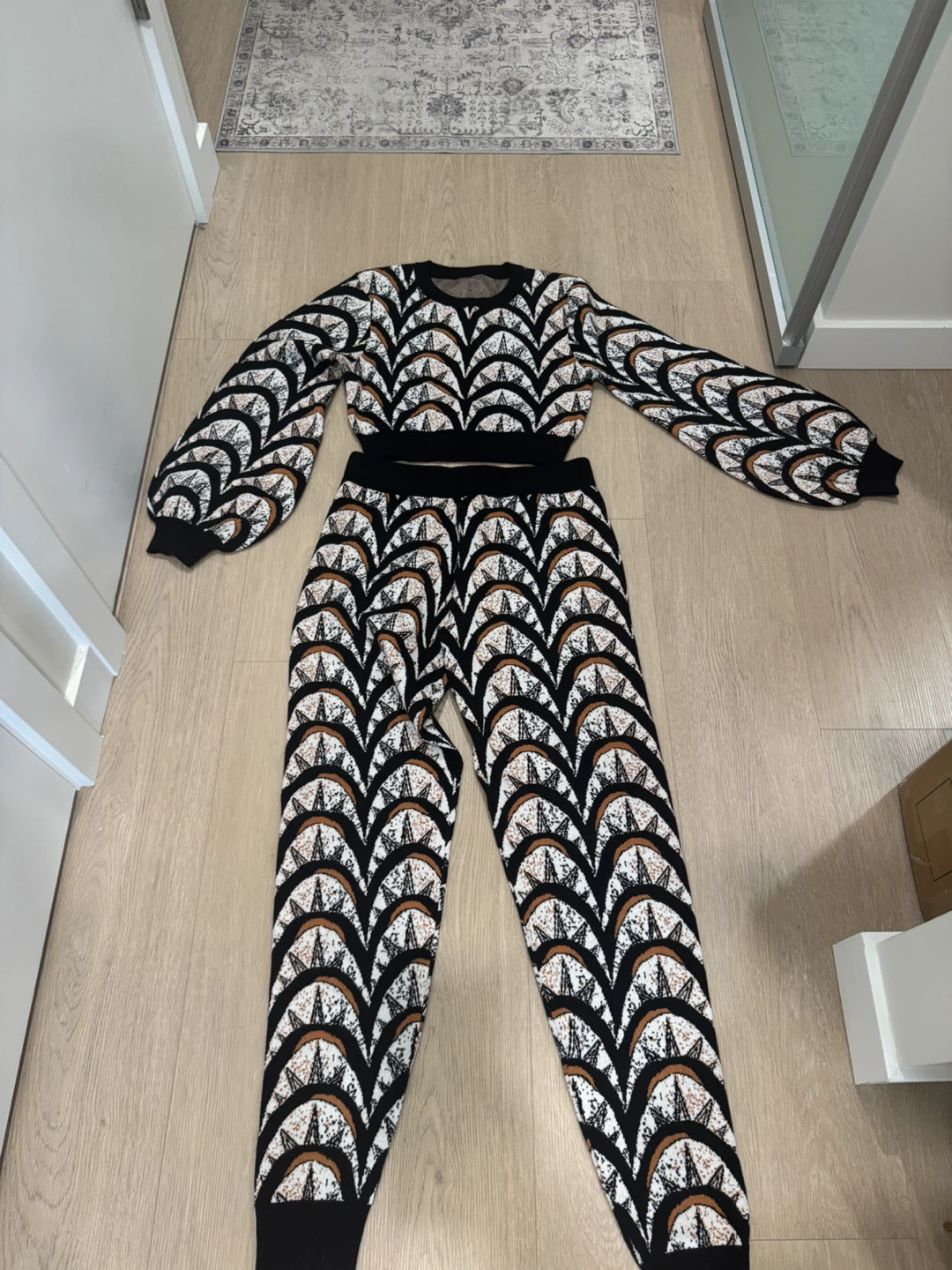 Women's Knit Sweater and Pants Set