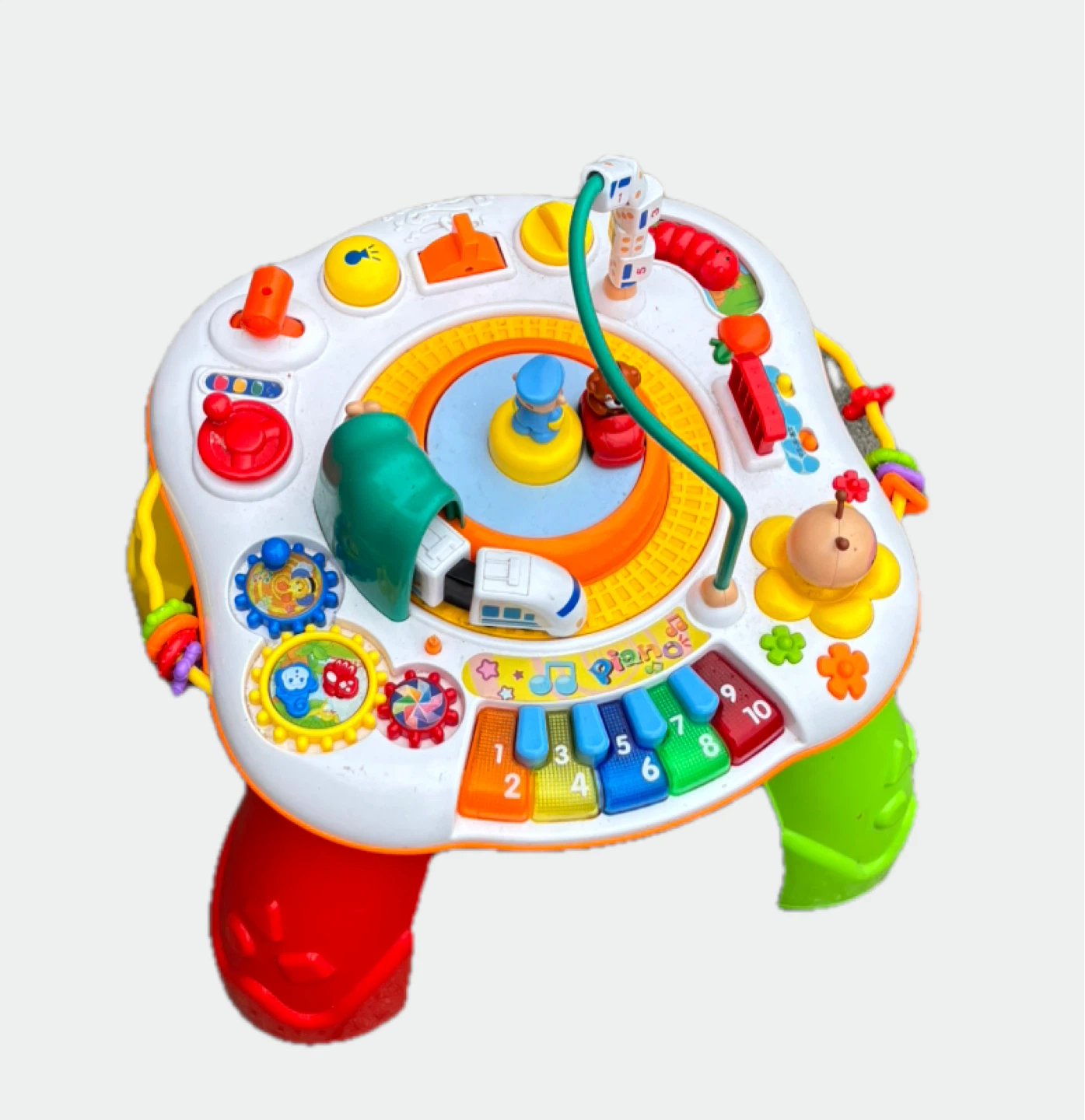 Activity Table with Piano and Train