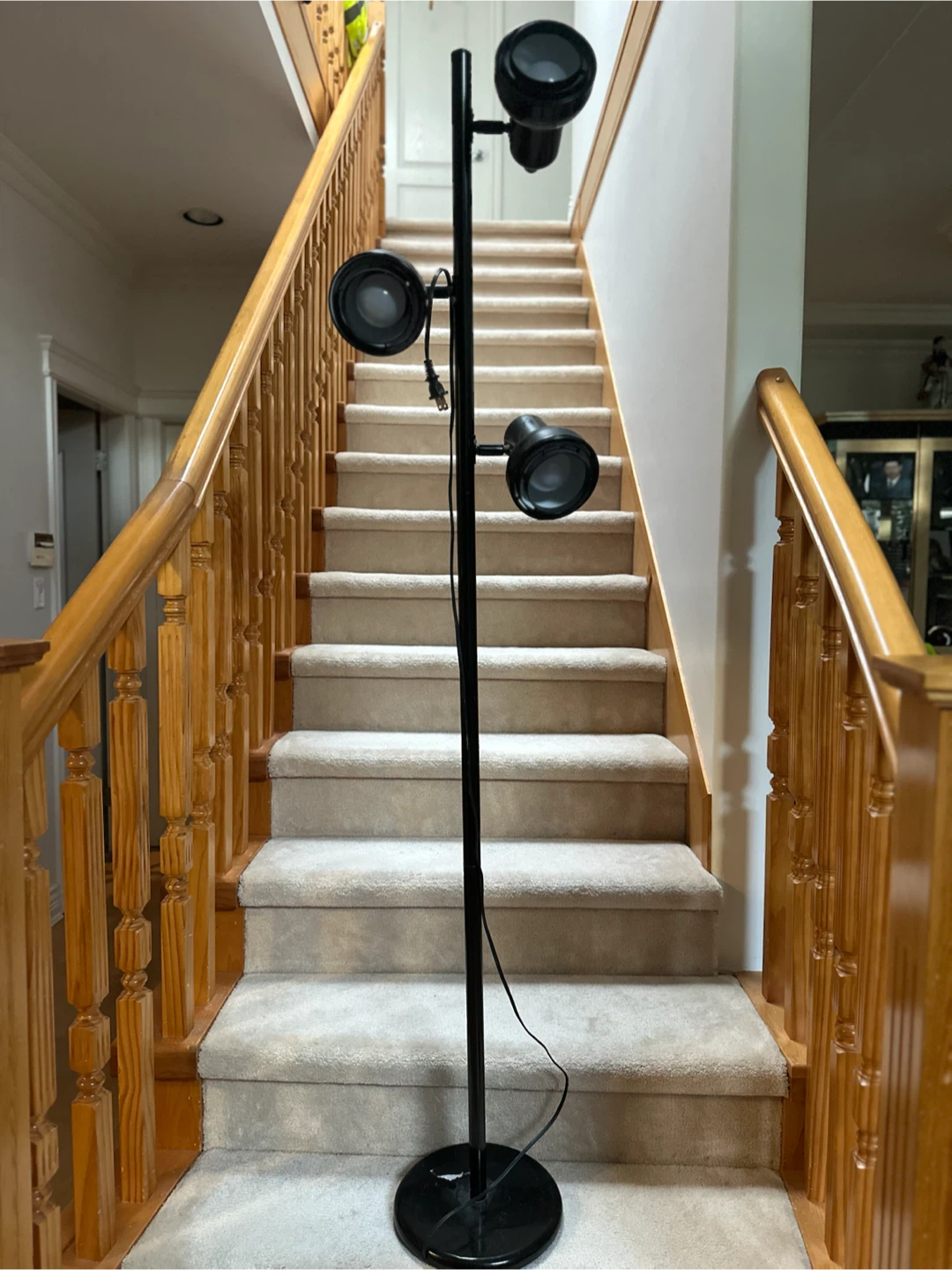 Black 3-Head Floor Lamp
