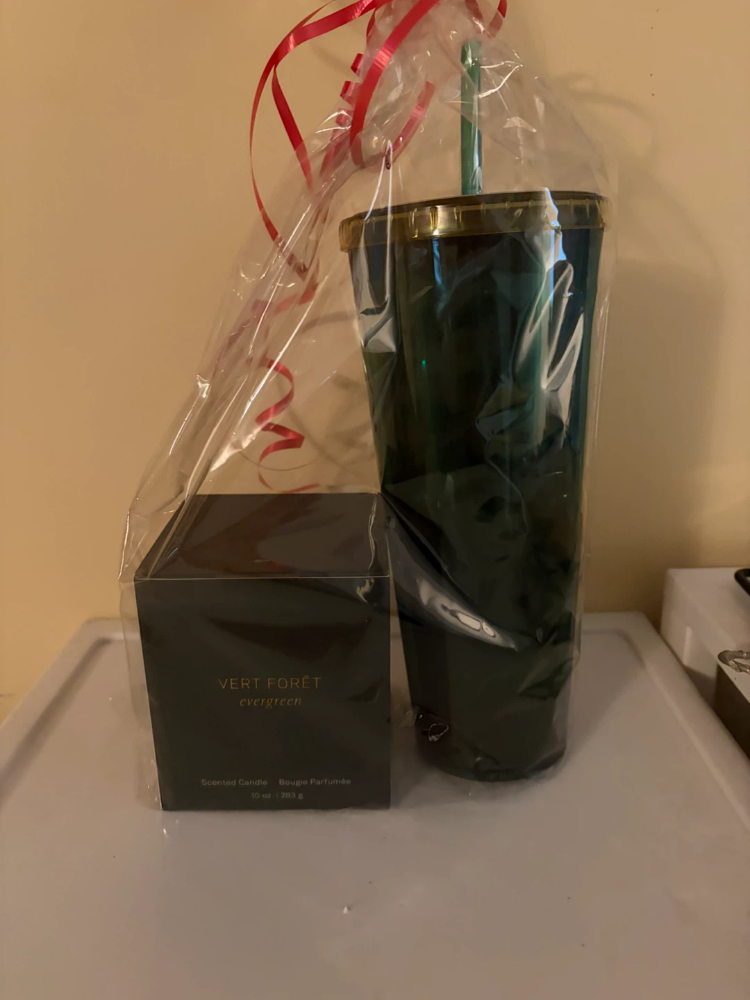 Tumbler & Vert Forest Candle Set