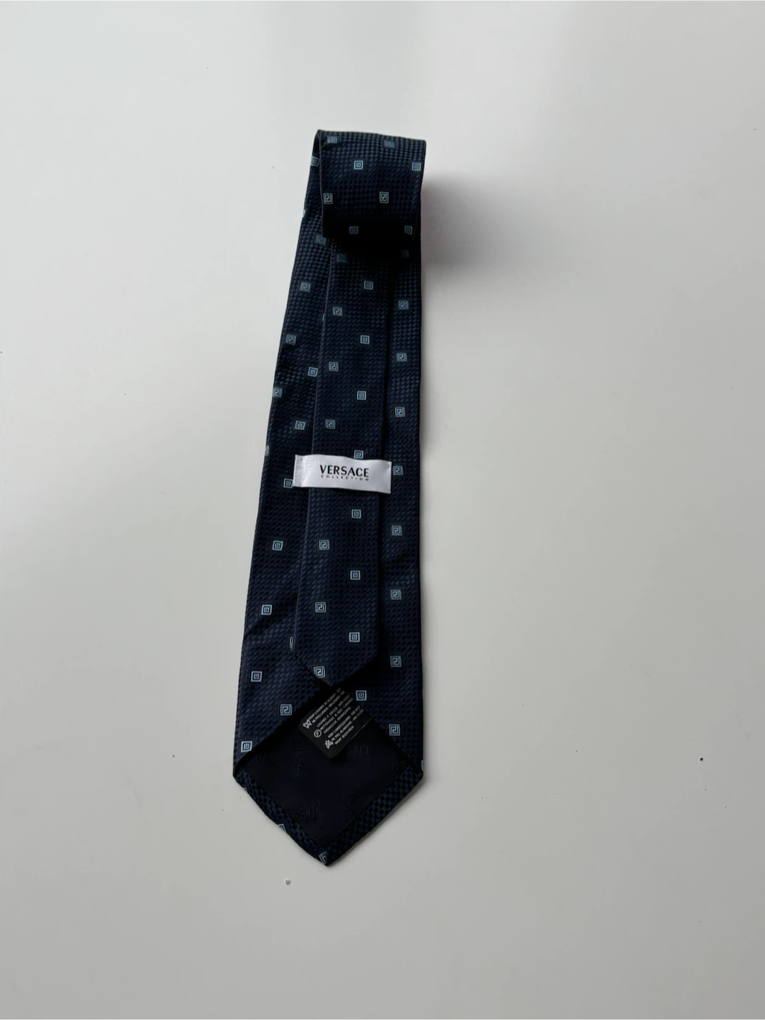Versace Collection Blue Medusa Logo Silk Tie - photo 2