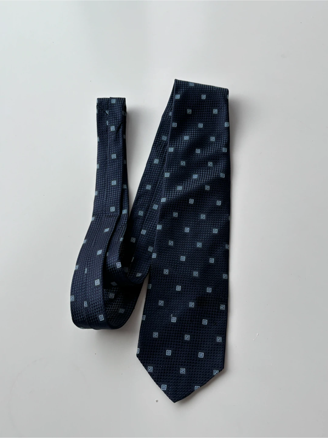 Versace Collection Blue Medusa Logo Silk Tie - photo 3