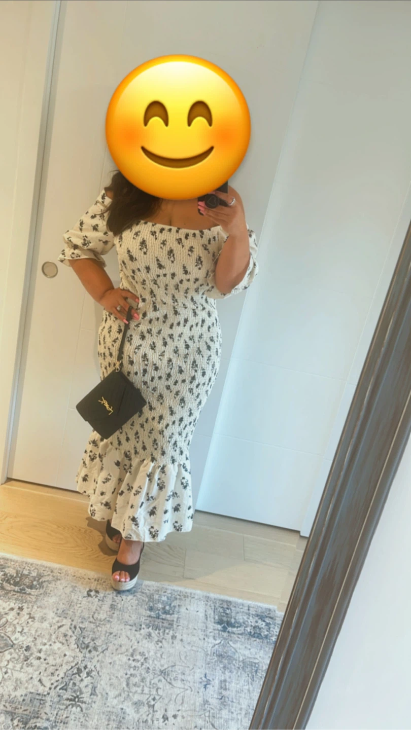 Smocked Floral Midi Dress - photo 3