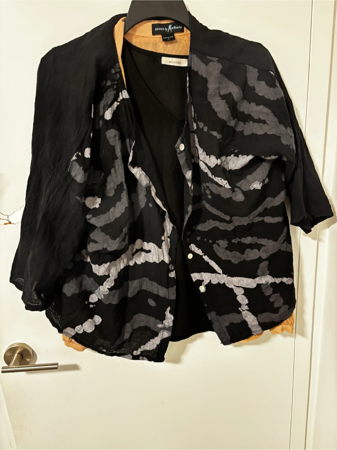Guess by Marciano Orange Lace Blouse many clothes swipe right - photo 4
