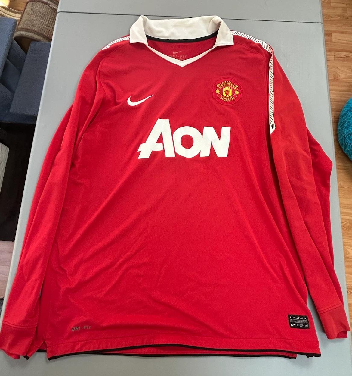 Manchester United Long Sleeve Soccer Jersey