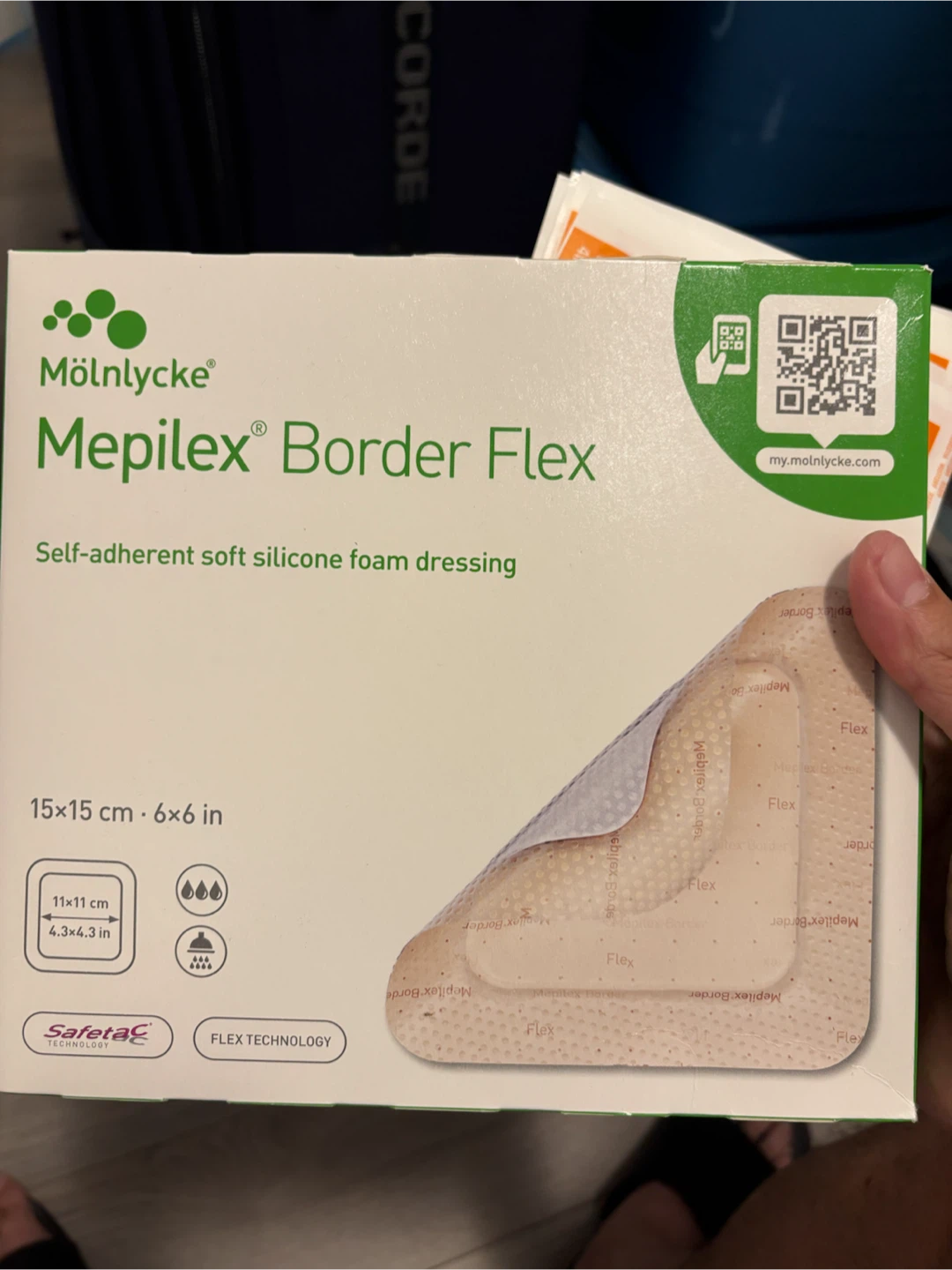Mölnlycke Mepilex Border Flex Dressing 15x15 cm