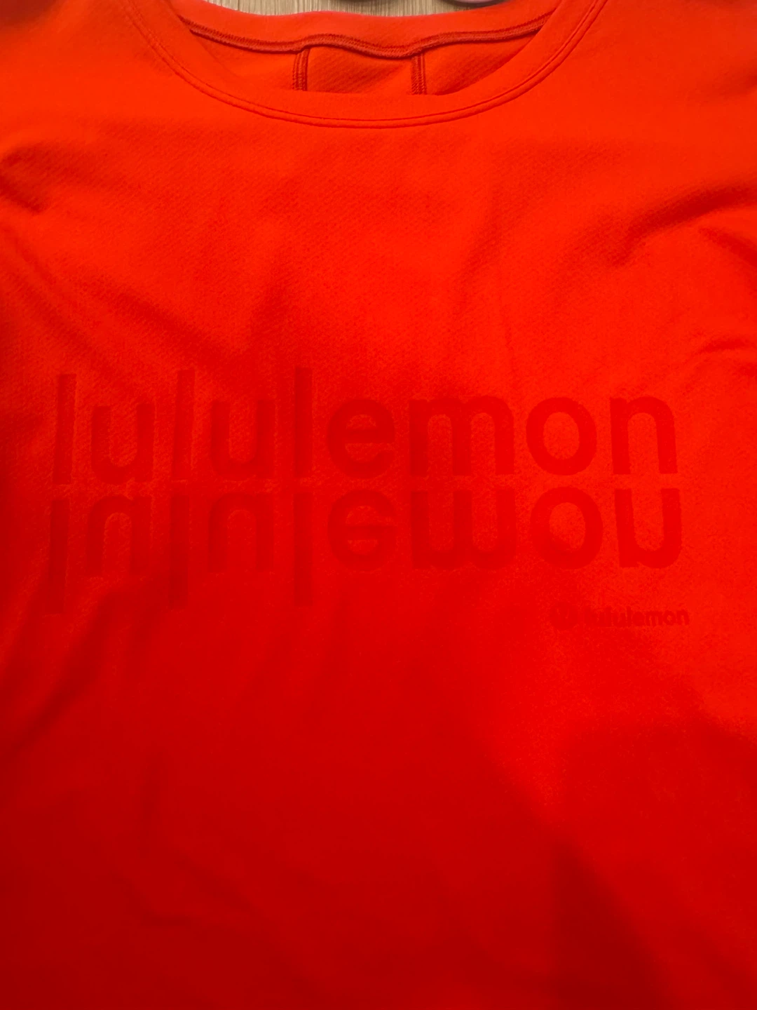 Lululemon Orange Long Sleeve Shirt