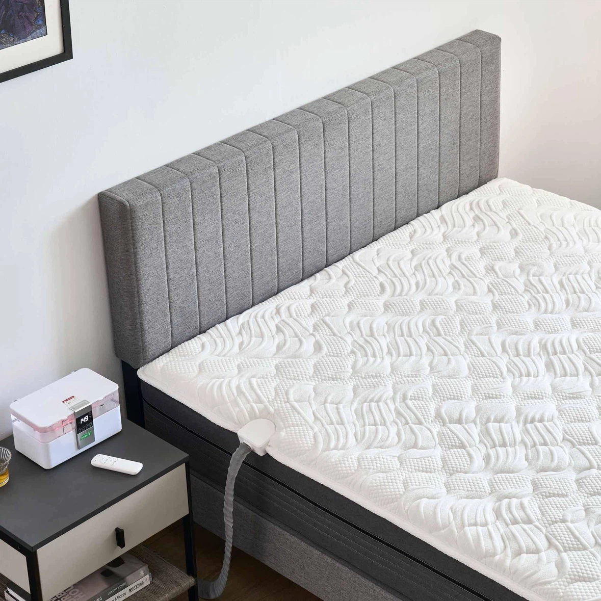 Gel Memory Foam Mattress Topper Queen Size, 2 inch