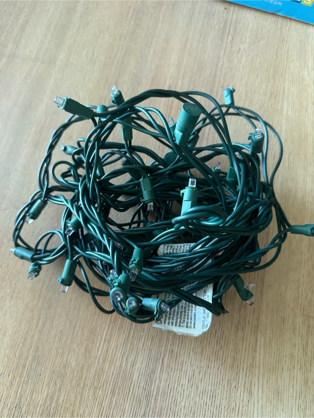 Green String Lights
