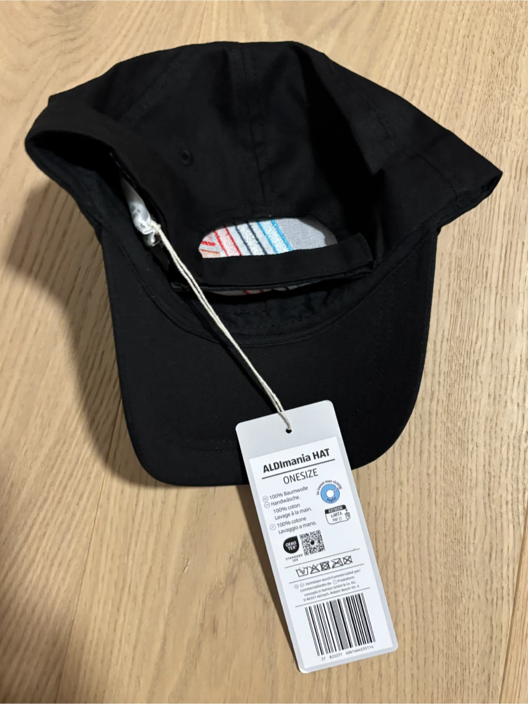 ALDIMania Black Aldi Baseball Cap, Adjustable NEW with Tags - photo 3