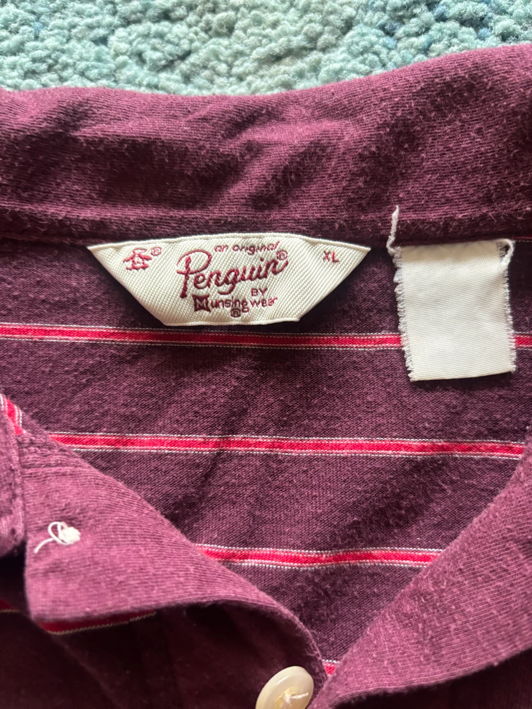 Original Penguin Striped Polo Shirt XL - photo 4