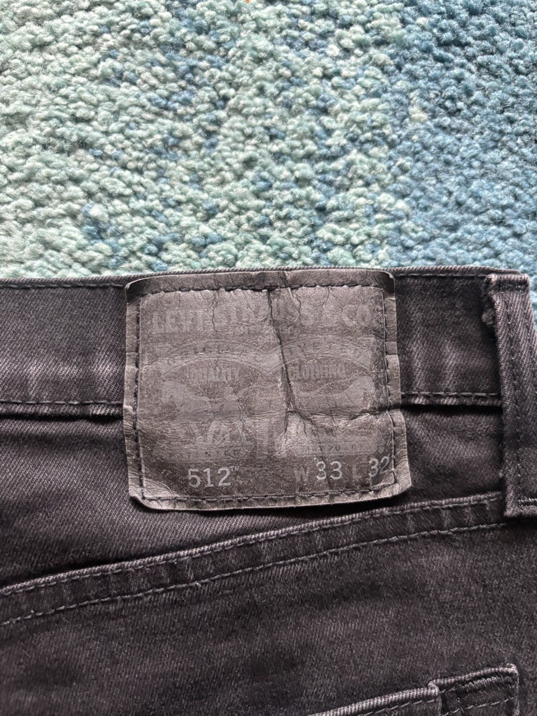Levi's 512 Black Jeans - W 33 L 32 - photo 3