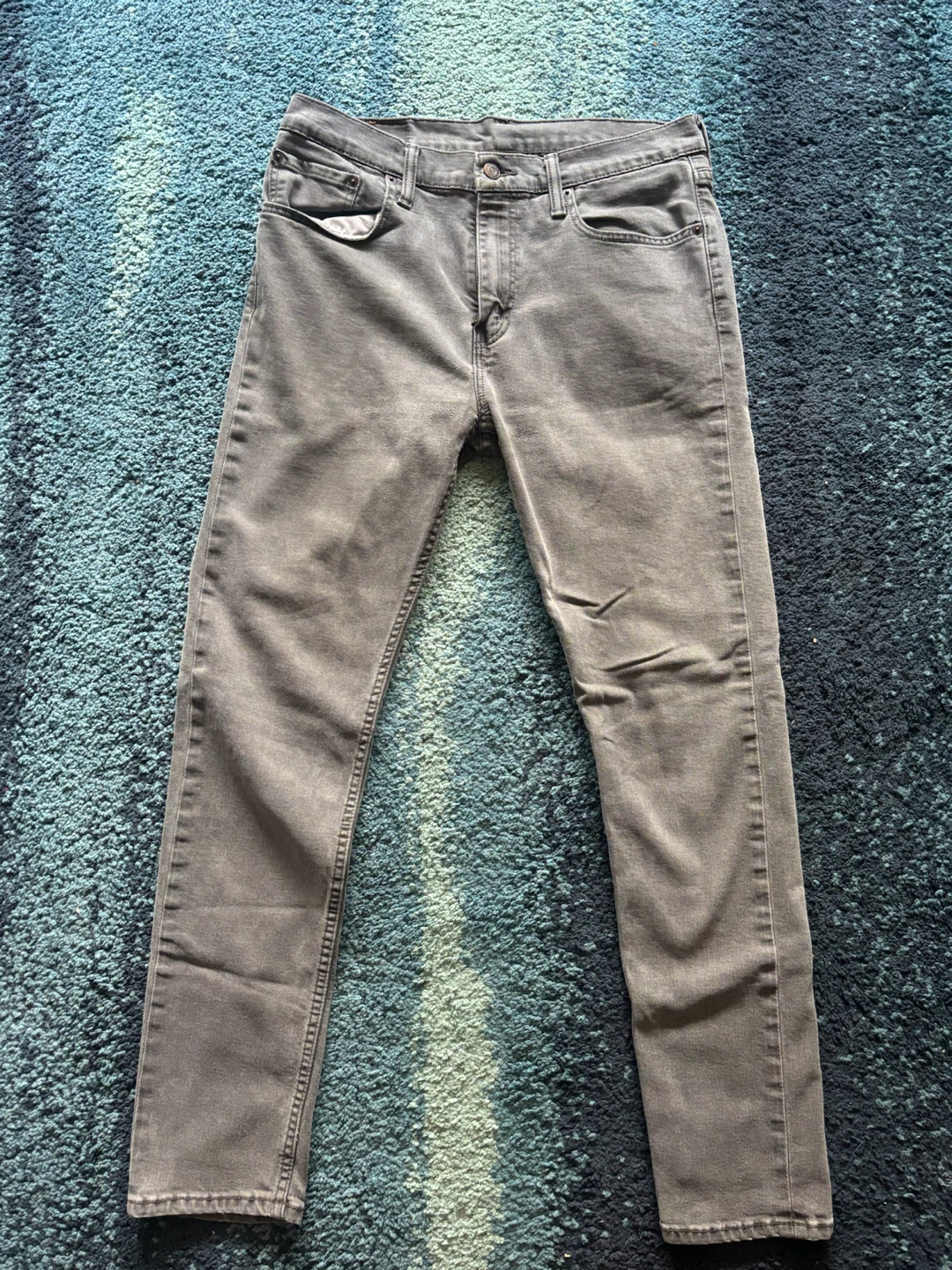 Levi's 512 Grey Slim Taper Jeans 33x32