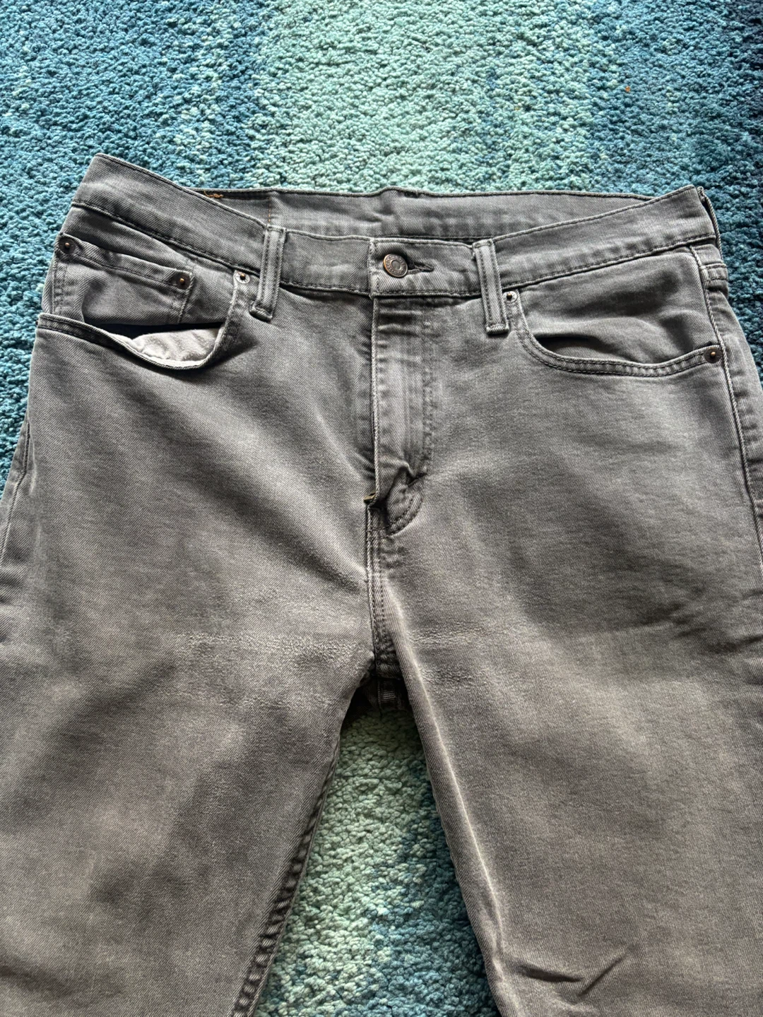 Levi's 512 Grey Slim Taper Jeans 33x32 - photo 3