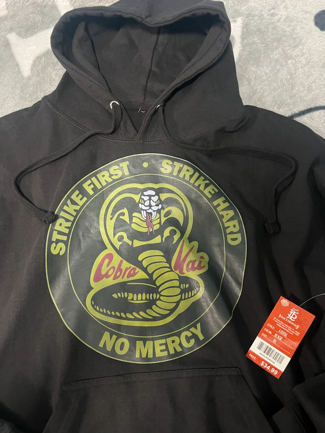 Black Cobra Kai Hoodie - photo 2
