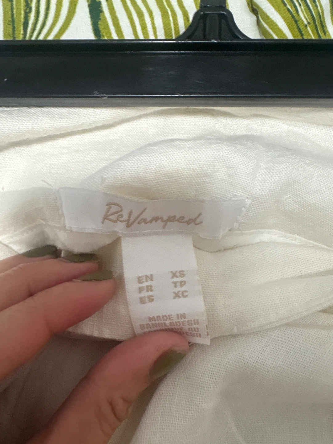 Revamped Linen Blend Pants XS - photo 2