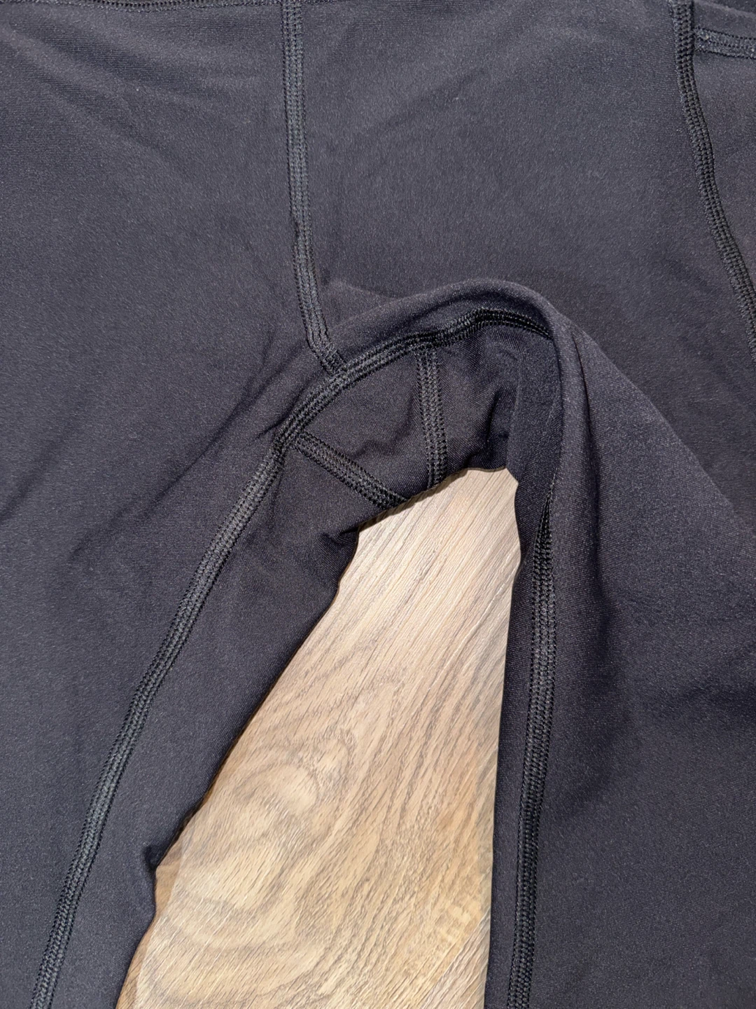 Black Lululemon Athletic Leggings with Pockets - photo 3