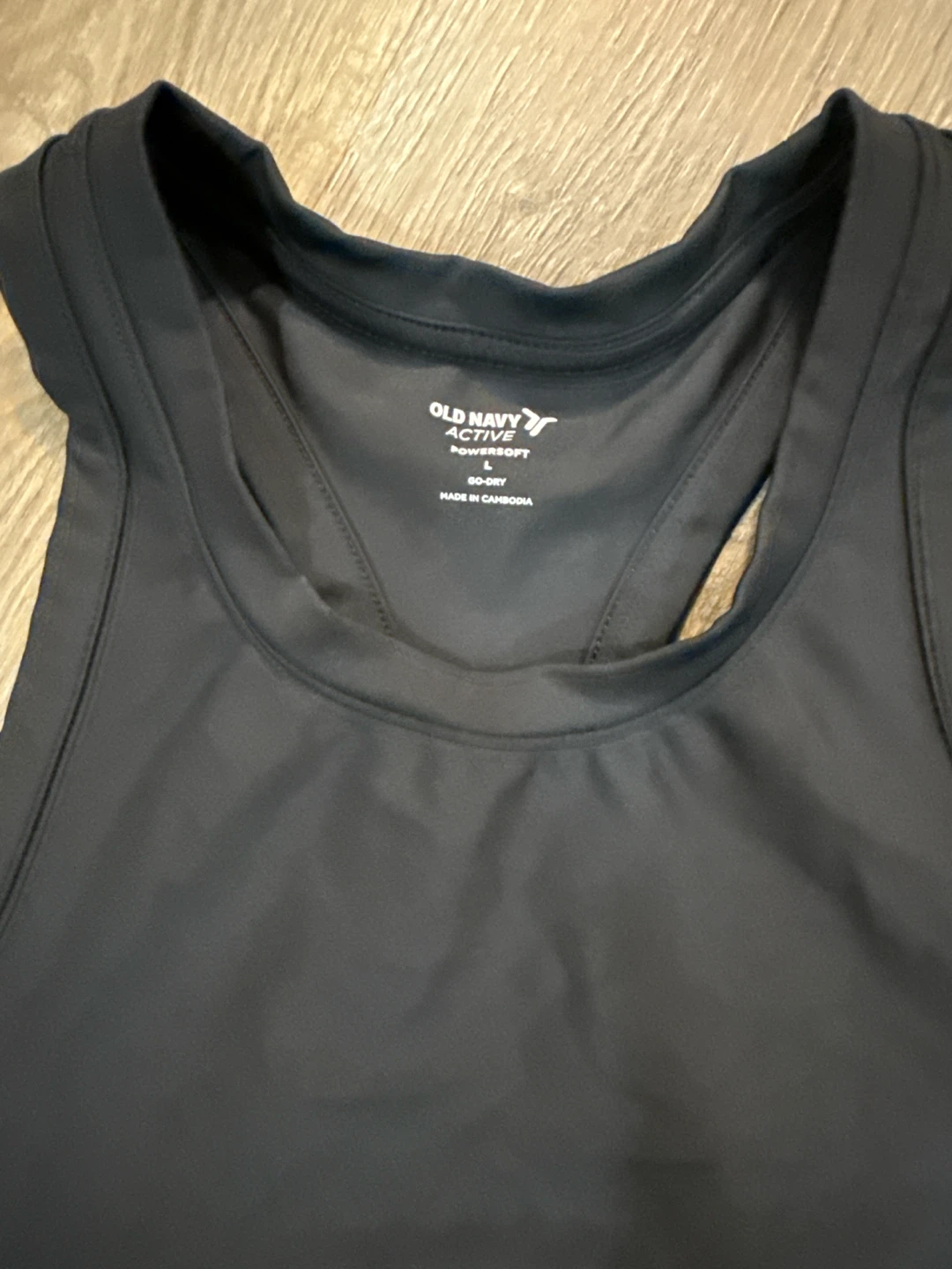 Old Navy Active Black Tank Top - Size L - photo 2