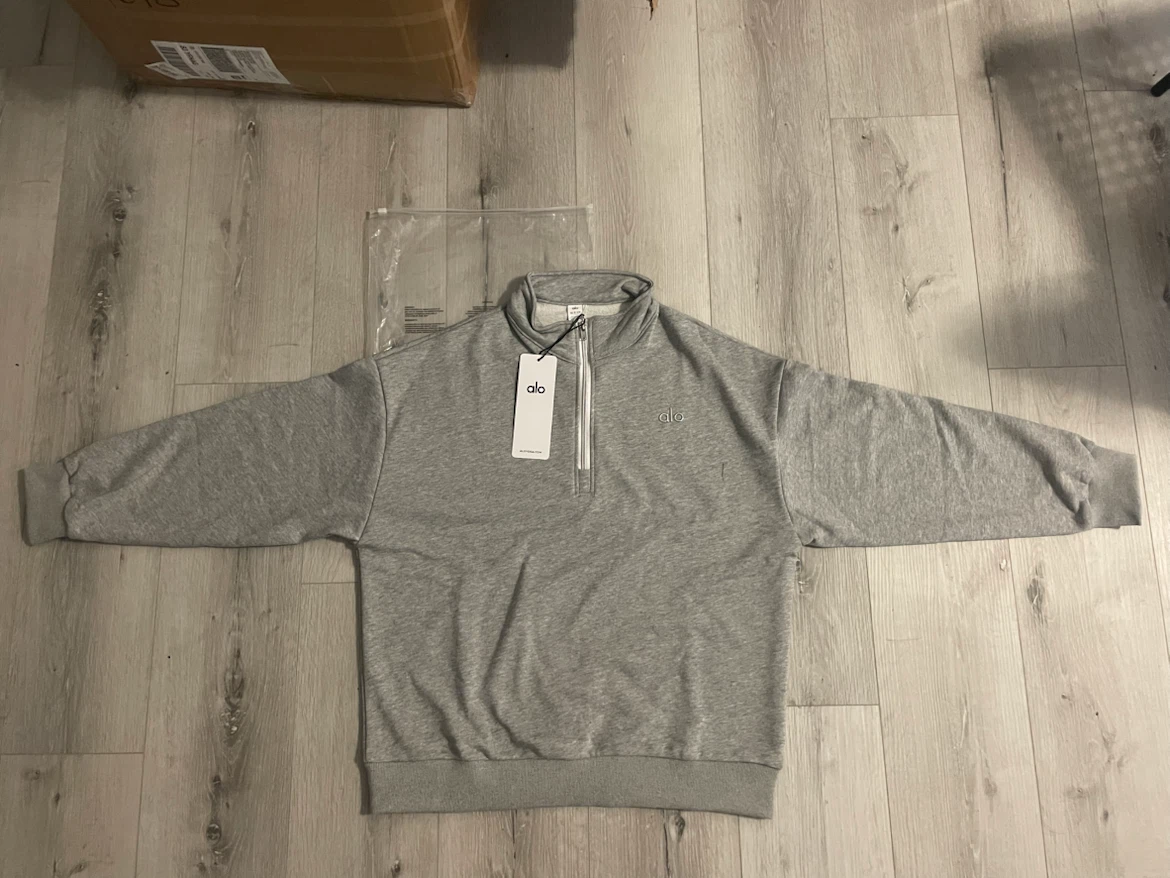 Alo Quarterzip Grey