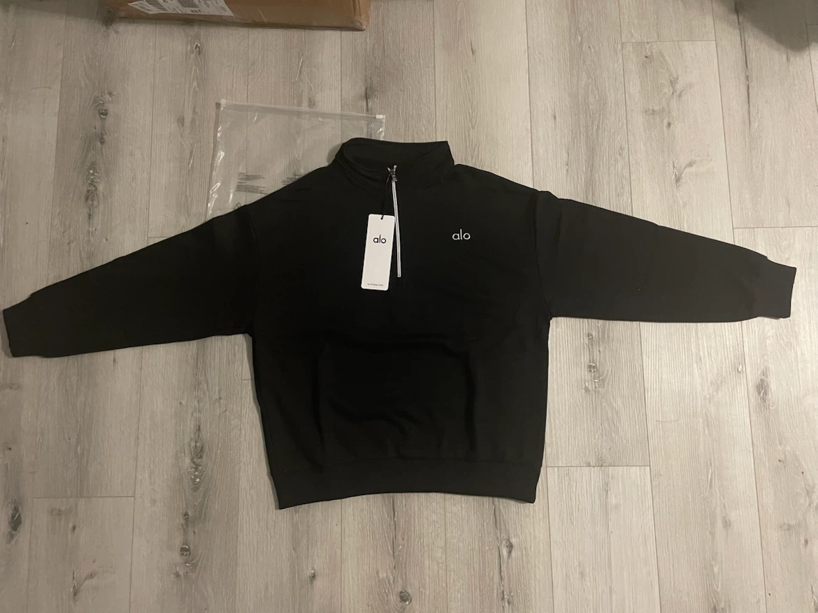 Alo Quarterzip Black