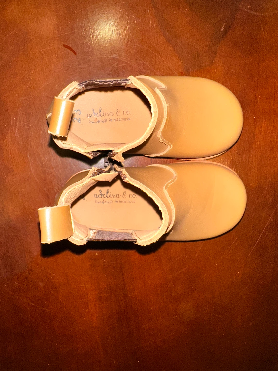 Adelisa & Co. handcrafted leather boots baby 1 to 2 years old - photo 3