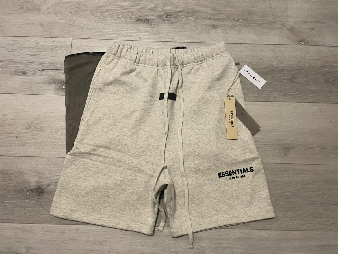 Essentials Light Oatmeal Shorts