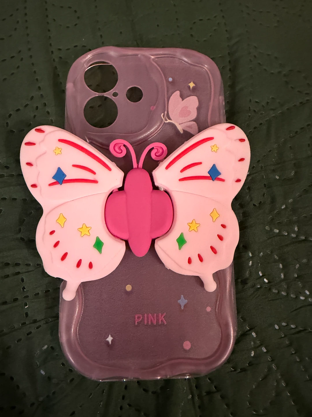 Pink Butterfly iphone 16 Phone Case