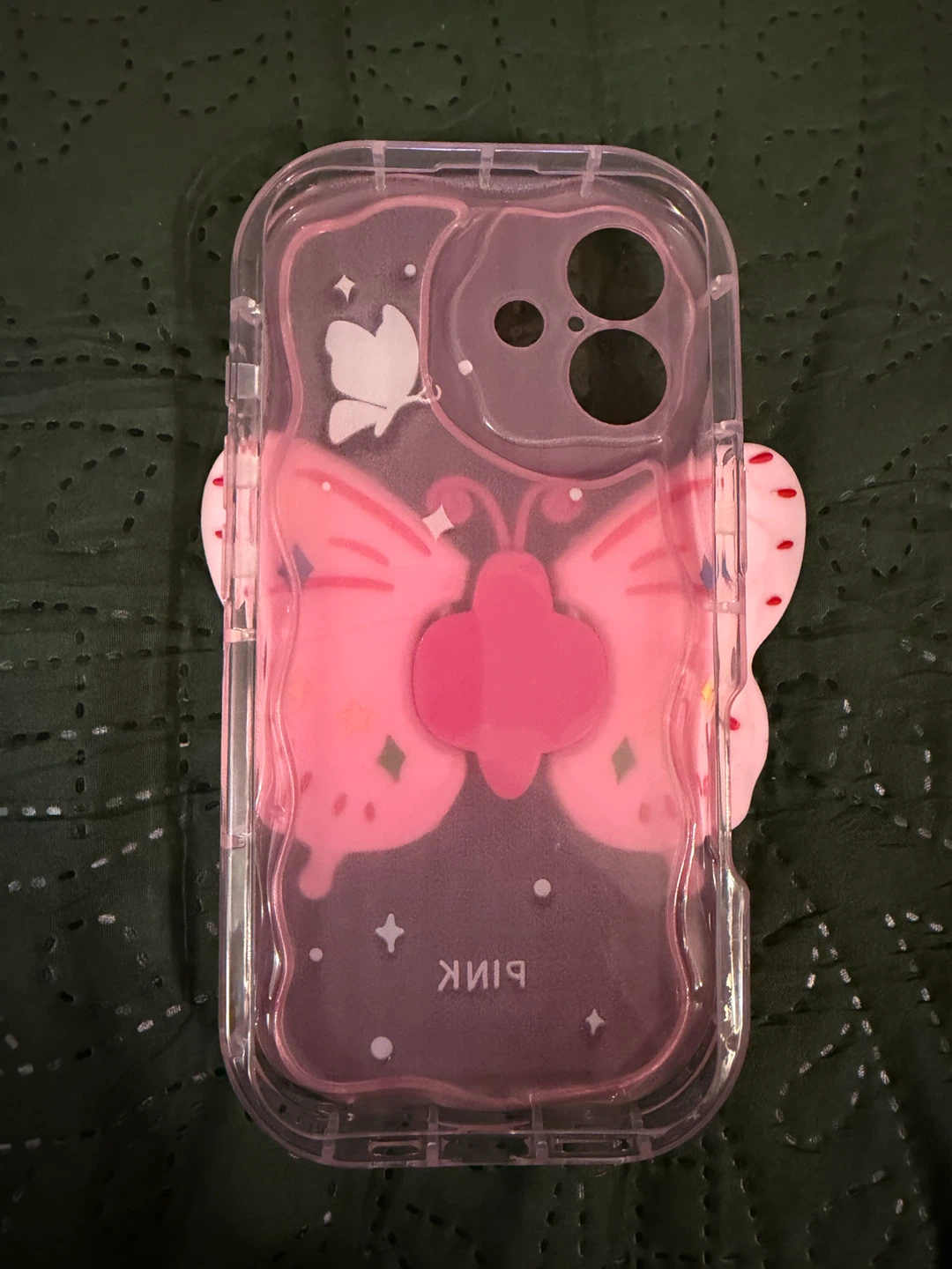 Pink Butterfly iphone 16 Phone Case - photo 2