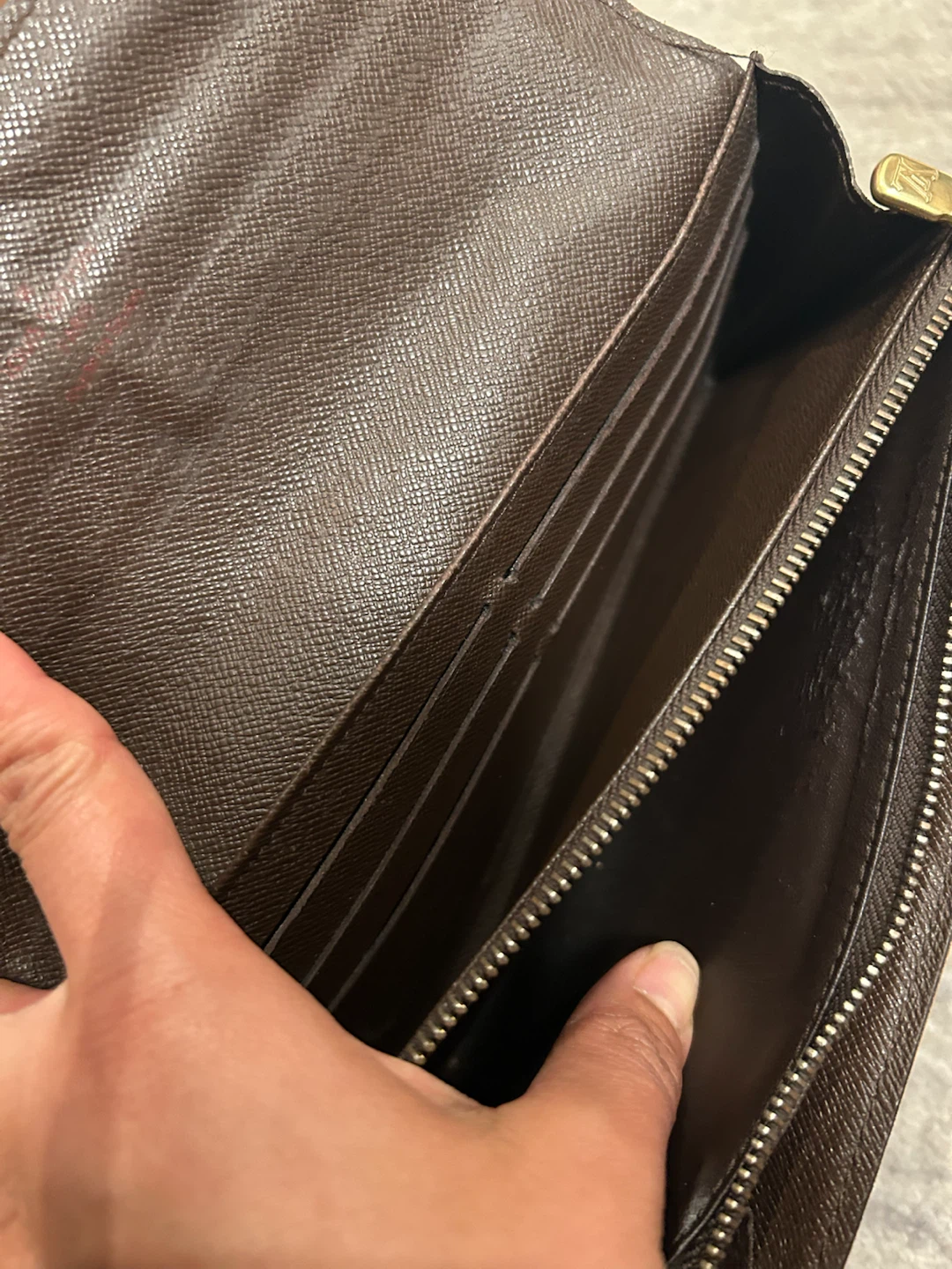 Louis Vuitton Damier Ebene Long Wallet - photo 2
