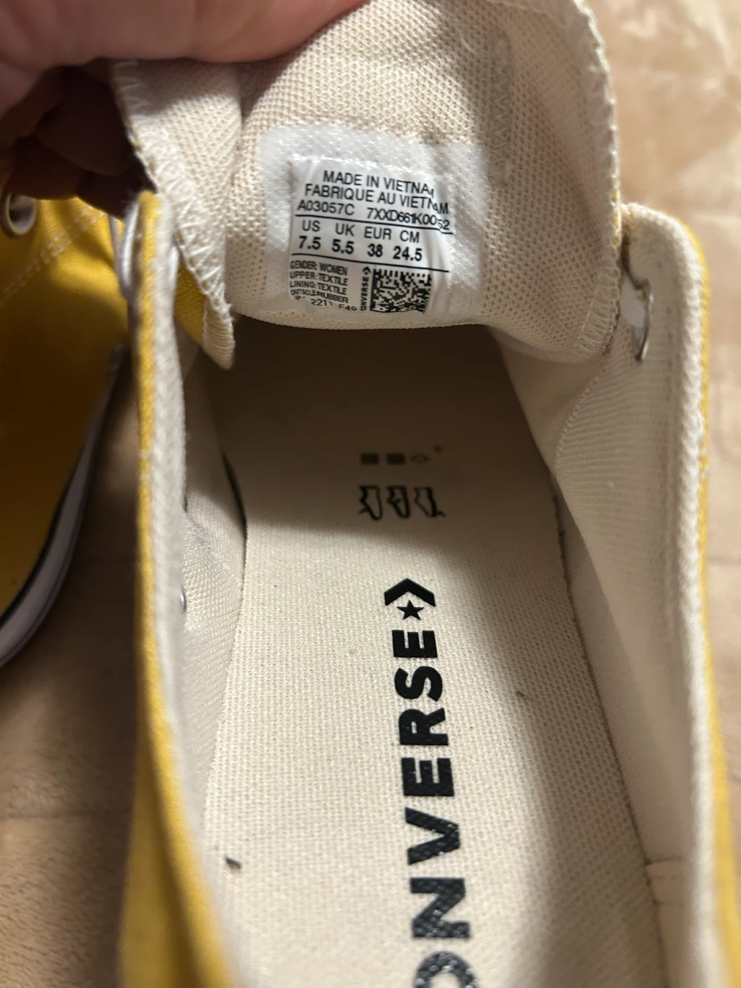 Converse Chuck Taylor All Star Low Top Yellow Shoes - photo 3