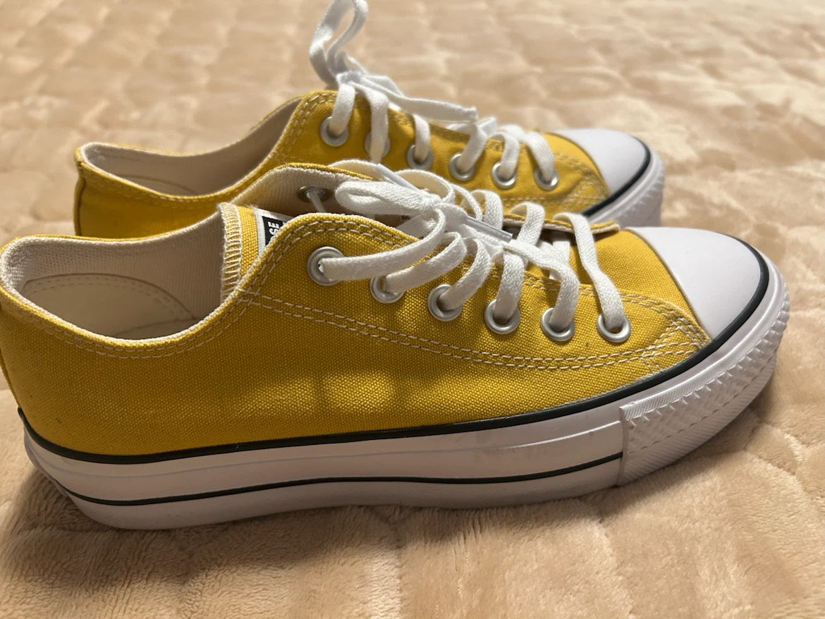 Converse Chuck Taylor All Star Low Top Yellow Shoes - photo 4