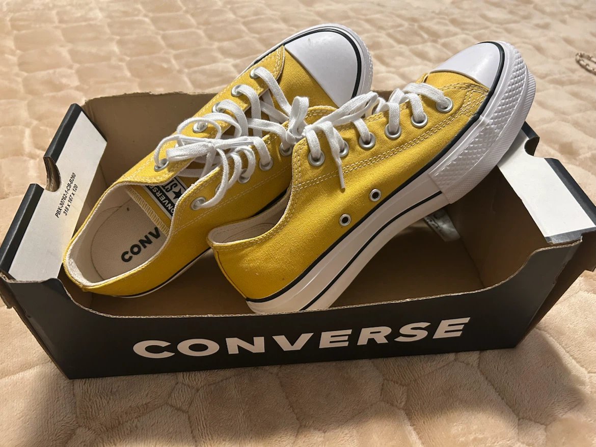 Converse Chuck Taylor All Star Low Top Yellow Shoes - photo 5