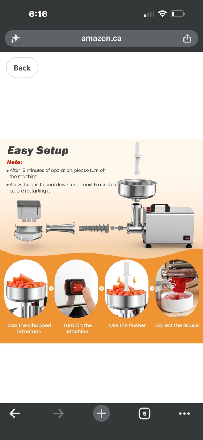 Versatile tomato press - photo 5