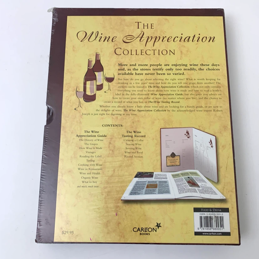 Wine Appreciation Guide Tasting Record Book Set Robert Joseph - photo 3