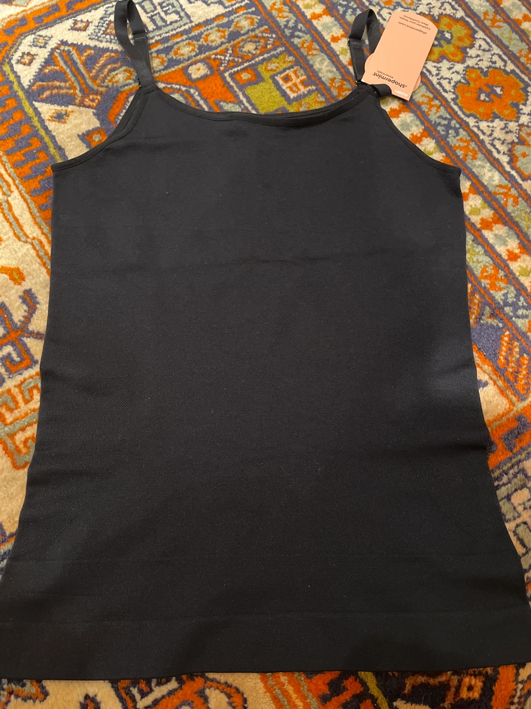 Shapermint All Day Every Day Scoop Neck Cami - Black L - photo 3