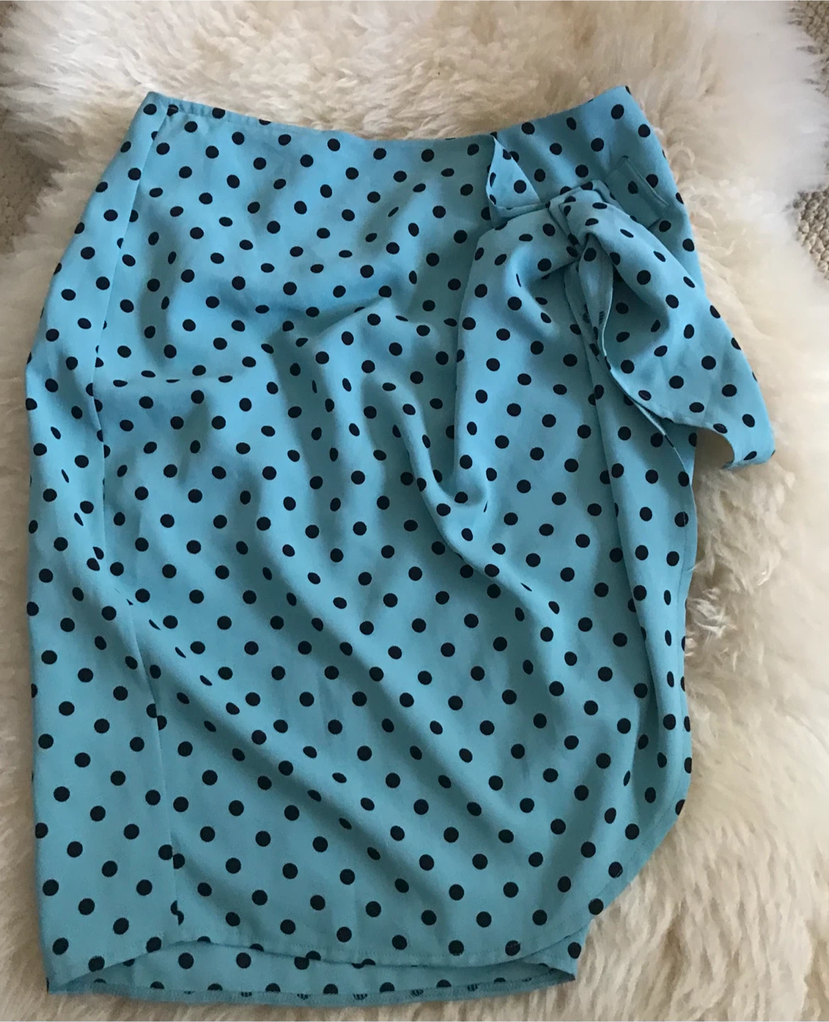 Set of Polka dot wrap skirt & it’s matching top