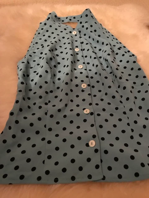 Set of Polka dot wrap skirt & it’s matching top - photo 5