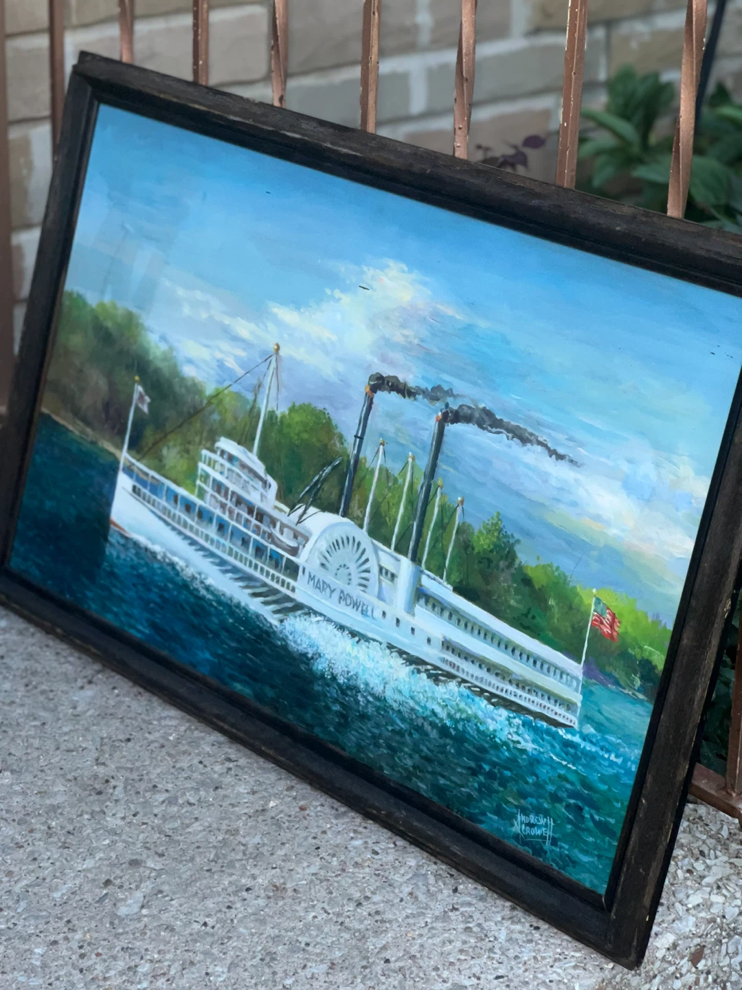 Mary Powell Steamboat Painting - photo 2