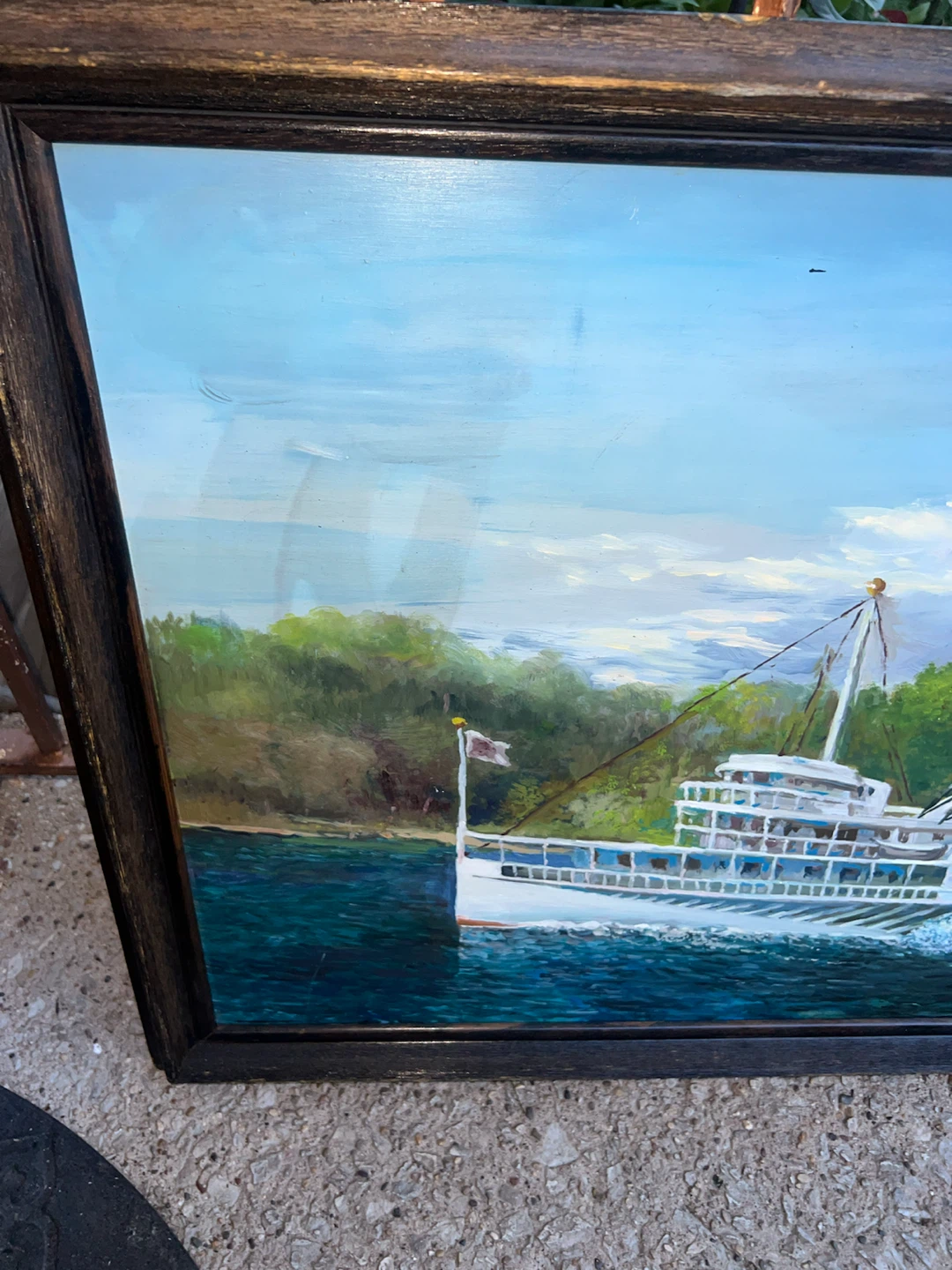 Mary Powell Steamboat Painting - photo 3